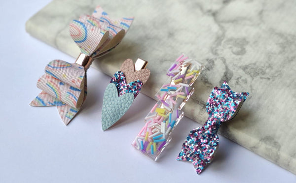JACKIE - Set of 4 hair clips