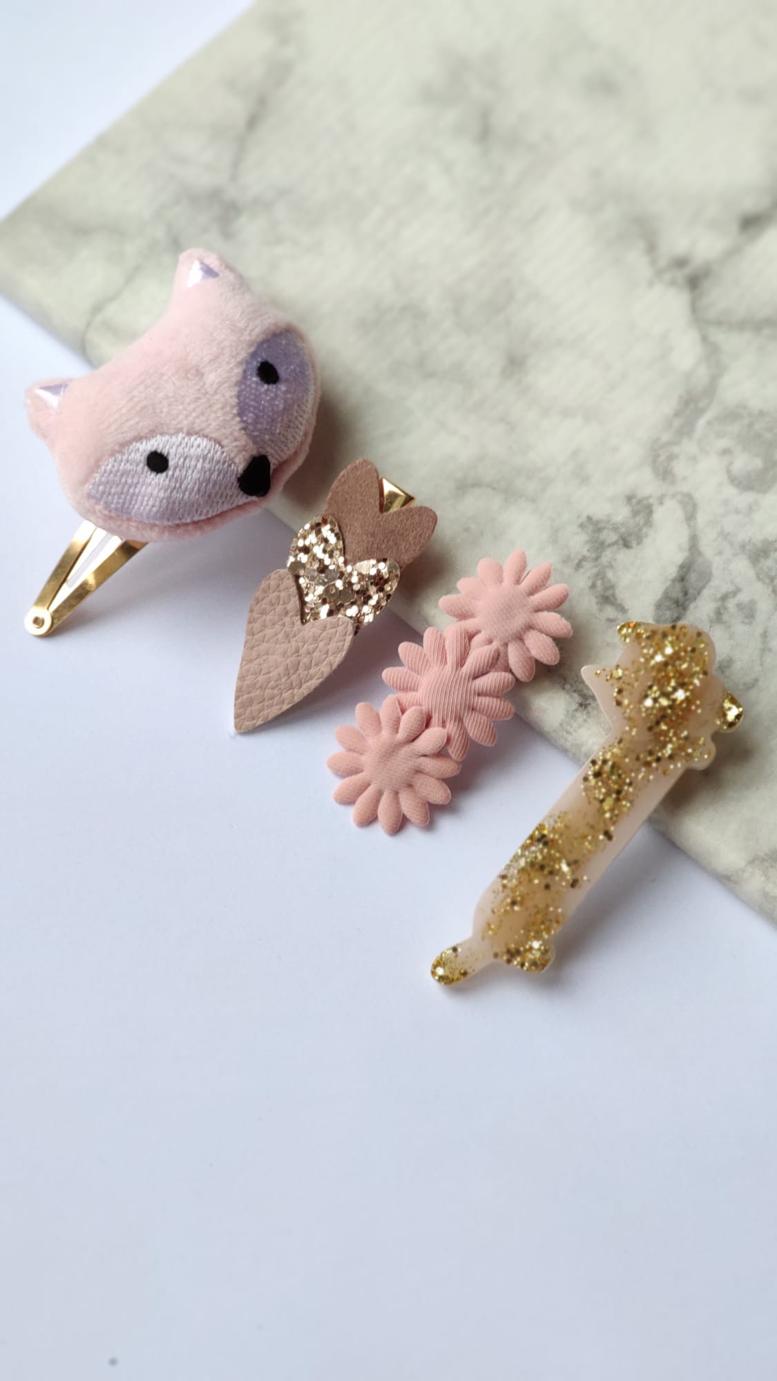 FOXY LADY - Set of 4 hair clips